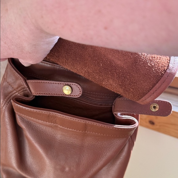 Coach Tan Leather Backpack - Picture 7 of 10